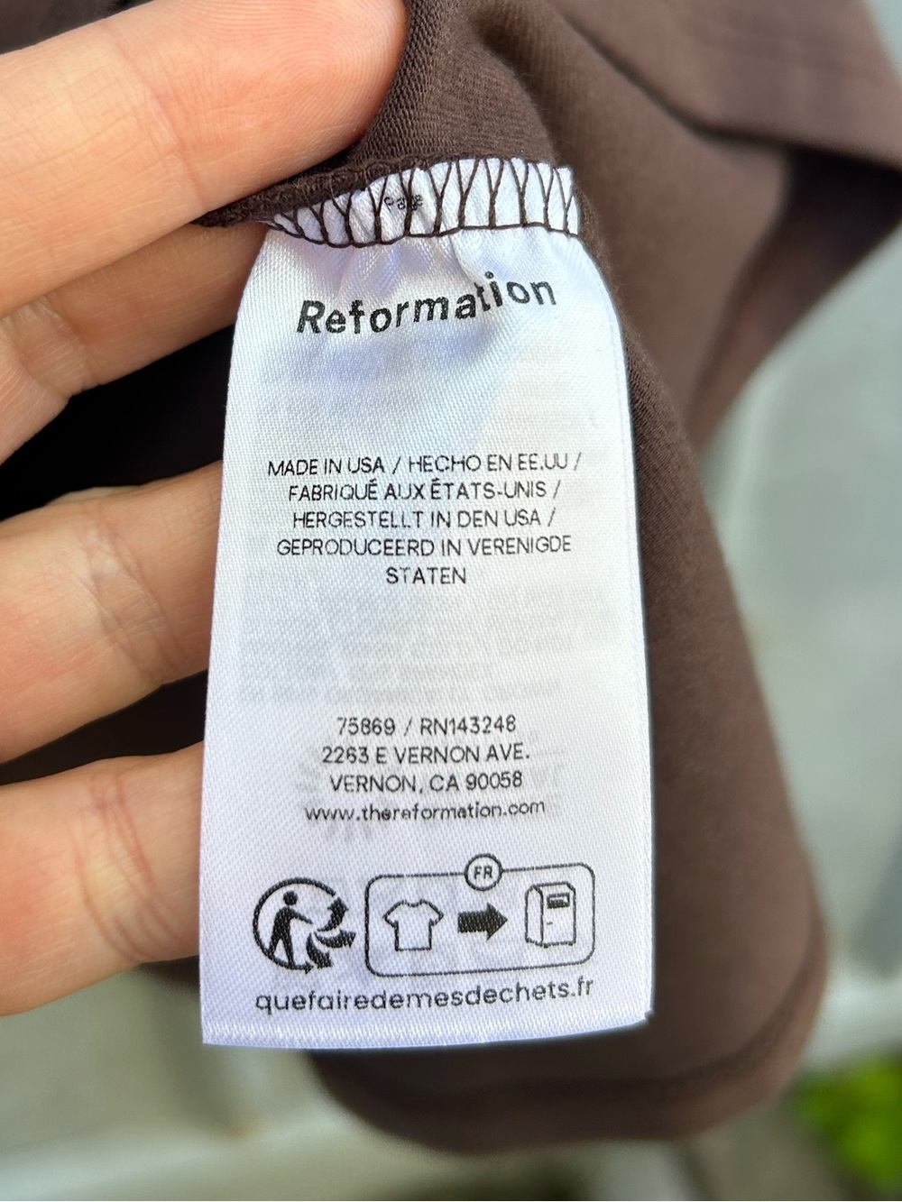 Reformation Brown Soleil Knit Dress, Large (fits small) - Picture 7 of 8